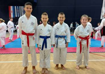 KARATE KLUB „ICTUS“ VINKOVCI  OSVOJIO 5 ODLIČJA U 4. KOLU OTVORENE KARATE LIGE  