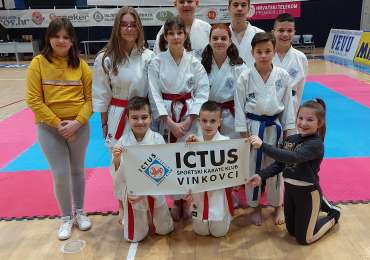 „ICTUS“ VINKOVCI OSVOJIO 5 ODLIČJA NA MEĐUNARODNOM KARATE TURNIRU KUP OSIJEKA 2022.  