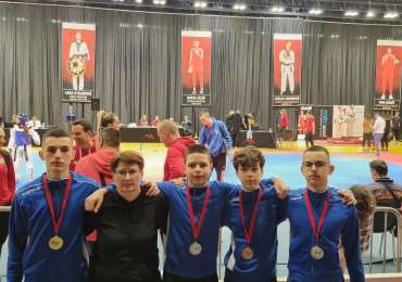 JOSIP ŠARIĆ ZLATNI NA DALMACIJA KUPU U SPLITU NA MEĐUNARODNOM TURNIRU U (OLIMPIJSKOM) TAEKWONDOU