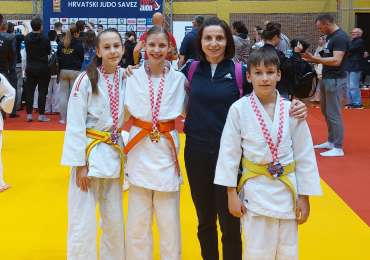 Judo klubu „Olimp“ Vinkovci zlato i dva srebra na Prvenstvu Hrvatske