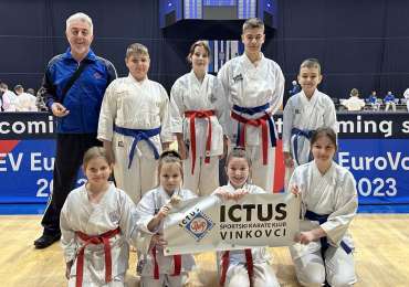 OSAM NATJECATELJA KARATE KLUBA „ICTUS“ VINKOVCI  OSVOJILO 7 ODLIČJA U 2. KOLU OTVORENE KARATE LIGE  