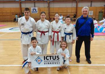  NATJECATELJI ŠPORTSKOG KARATE KLUBA „ICTUS“ VINKOVCI OSVOJILI 10 ODLIČJA