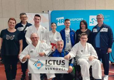 PARAKARATISTI  ŠPORTSKOG KARATE KLUBA „ICTUS“ VINKOVCI OSVOJILI  3 ODLIČJA NA PRVENSTVU HRVATSKE U KATAMA
