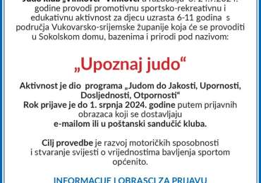 JUDO KLUB “VINKOVCI” VINKOVCI