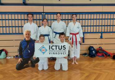 ŠPORTSKI KARATE KLUBA „ICTUS“ VINKOVCI OSVOJIO 6 ODLIČJA