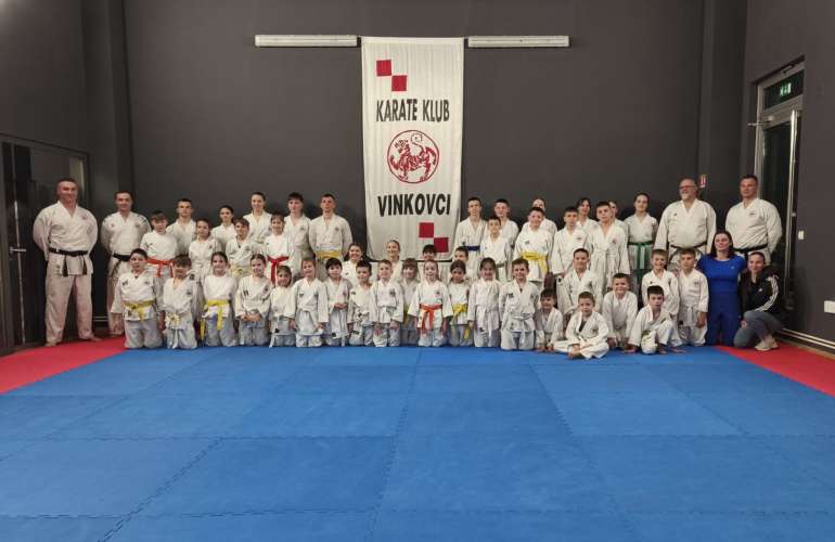 KARATE KLUB VINKOVCI ODRŽAO IZBORNU SKUPŠTINU I POLAGANJE ZA VIŠA ZVANJA