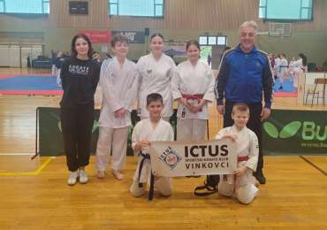 NATJECATELJI ŠPORTSKOG KARATE KLUBA „ICTUS“ VINKOVCI OSVOJILI 5 ODLIČJA
