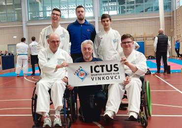 PARAKARATAŠI  ŠPORTSKOG KARATE KLUBA „ICTUS“ VINKOVCI OSVOJILI  4 ODLIČJA NA PRVENSTVU HRVATSKE U KATAMA