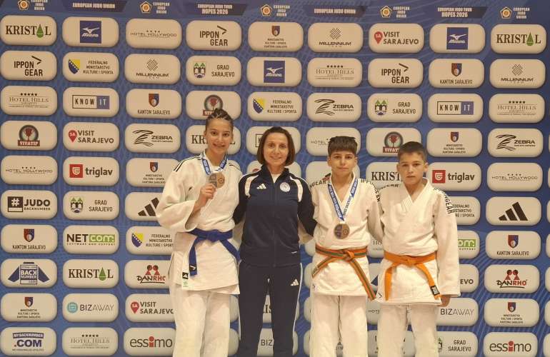 DVIJE BRONCE NA EUROPSKOM KUPU ZA JUDO KLUB OLIMP VINKOVCI