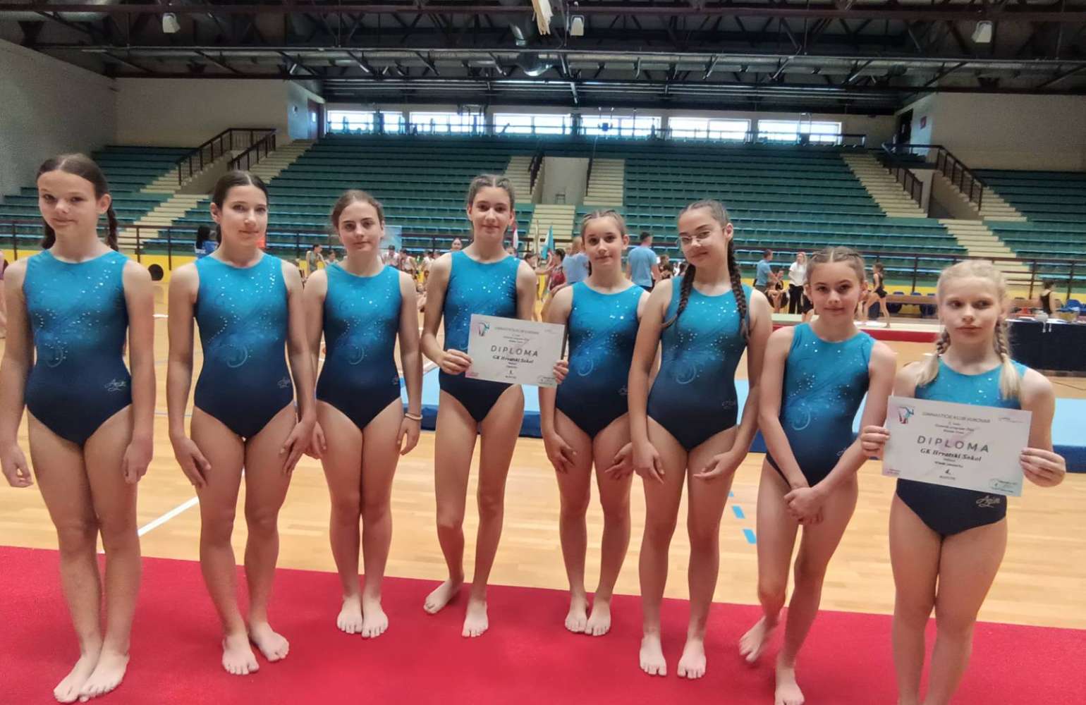 Gimnastičarke GK „Hrvatski sokol“ Vinkovci nastupile na 2. kolu u Vukovaru