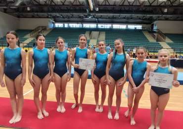 Gimnastičarke GK „Hrvatski sokol“ Vinkovci nastupile na 2. kolu u Vukovaru