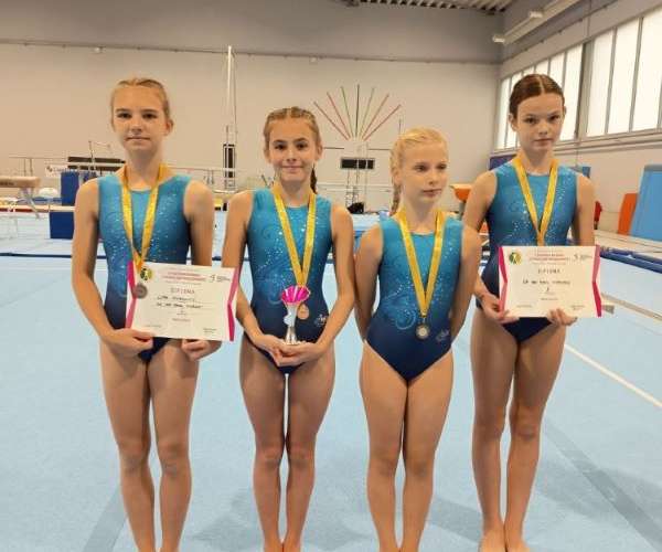 Mlađe juniorke GK „Hrvatski sokol“ Vinkovci brončane u Osijeku