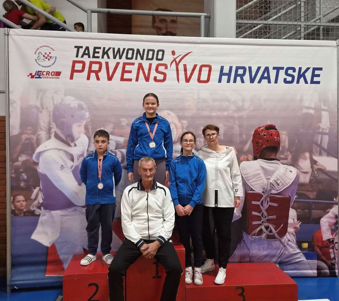 TAEKWONDO PRVENSTVO HRVATSKE ZA MLAĐE KADETE I KADETKINJE 2026, SAJNAMOVCI PRVAKINJA I VICEPRVAK