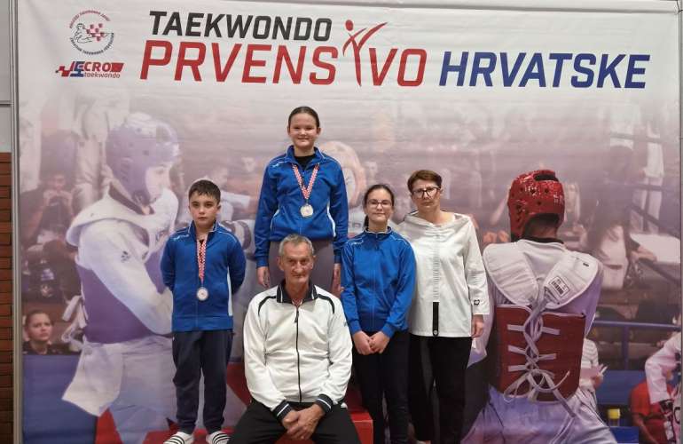 TAEKWONDO PRVENSTVO HRVATSKE ZA MLAĐE KADETE I KADETKINJE 2026, SAJNAMOVCI PRVAKINJA I VICEPRVAK